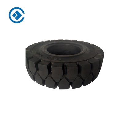 Rubber Forklift Car Solid Tire and wheel wear resistance  high sales solid tire industrial vehicles solid tire